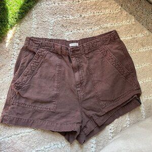 American Eagle brown khaki shorts size S